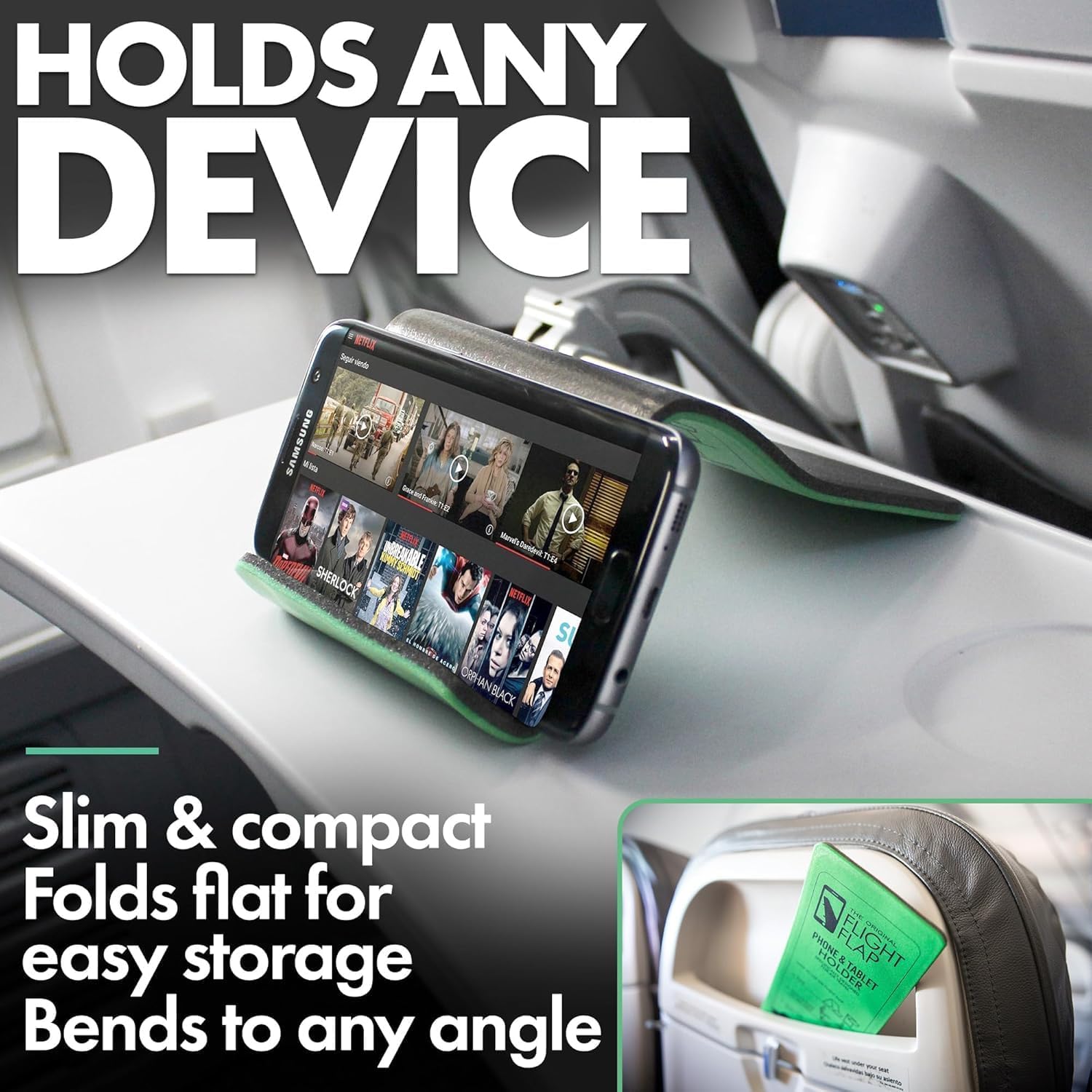 Airplane Phone Holder, Flexible Cell Phone Holder
