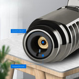 Blue Large Straight Spray Gun Inflatable Windproof Lighter