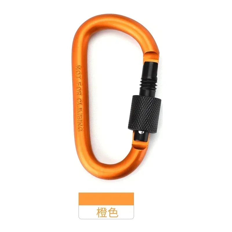 1Pcs Carabiner Climbing Travel Kit Camping Equipment Alloy Aluminum Survival Gear Camp Mountaineering Hook Outdoor Carabiner