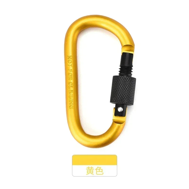 1Pcs Carabiner Climbing Travel Kit Camping Equipment Alloy Aluminum Survival Gear Camp Mountaineering Hook Outdoor Carabiner